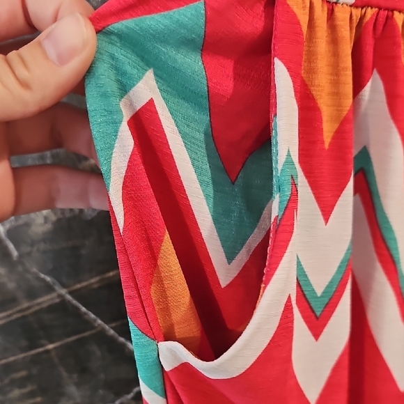 Cameo Multicolor Chevron Jumpsuit - Picture 6 of 6